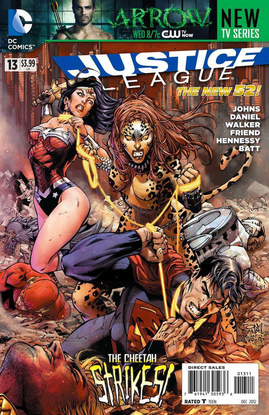 JUSTICE LEAGUE #13 DC NEW 52 TONY DANIEL WONDER WOMAN 2012 1st PRINT  NM
