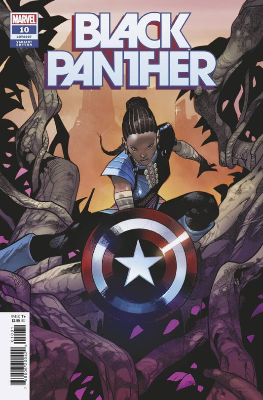 BLACK PANTHER #10 BAZALDUA VARIANT COVER 2021 MARVEL NM 1st PRINT