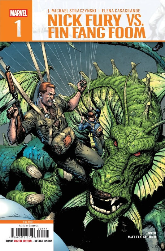 NICK FURY VS FIN FANG FOOM #1 NM 1ST PRINT MAIN COVER MARVEL COMICS 2025