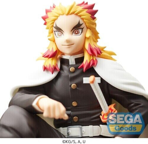 DEMON SLAYER KYOJURO RENGOKU HASHIRA MEETING PERCHING FIGURE SEGA NEW IN BOX!