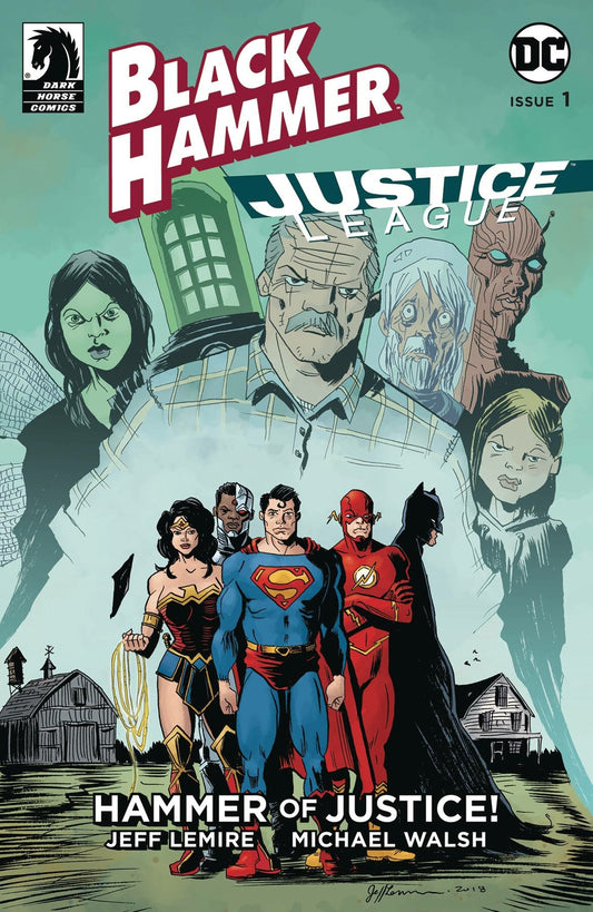 BLACK HAMMER JUSTICE LEAGUE #1 COVER D LEMIRE DARK HORSE NM 1ST PRINT 2019