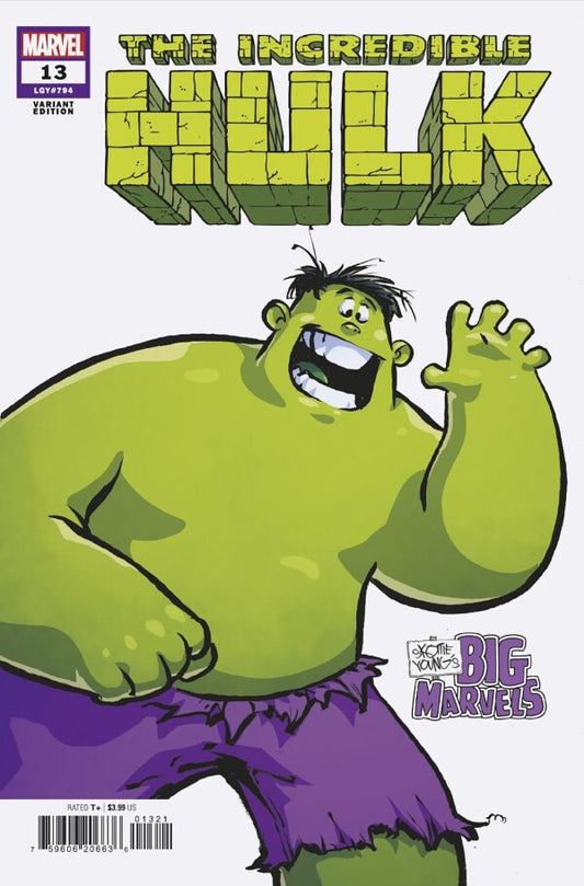INCREDIBLE HULK #13 NM 1ST PRINT SKOTTIE YOUNG COVER MARVEL COMICS 2024
