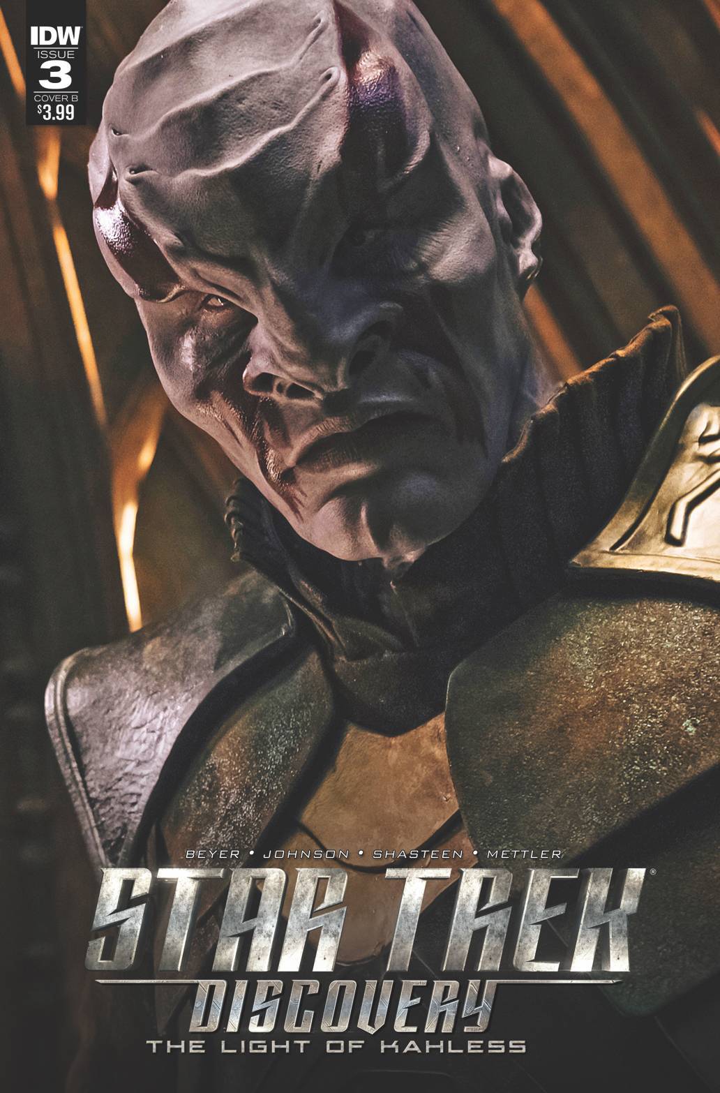 STAR TREK DISCOVERY #3 COVER B PHOTO IDW NM