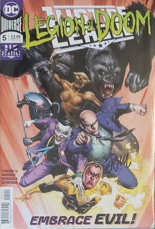 JUSTICE LEAGUE #5 DC COMICS 2018 TYNION MAHNKE LEGION OF DOOM  NM 1ST PRINT