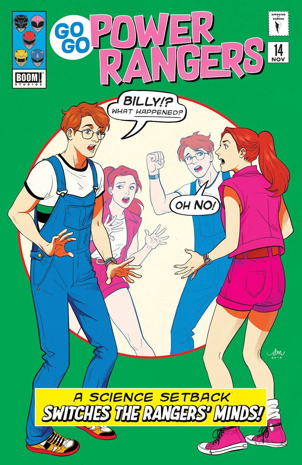 GO GO POWER RANGERS #14 PREORDER MOK VARIANT SG BOOM! NM 1ST PRINT 2018