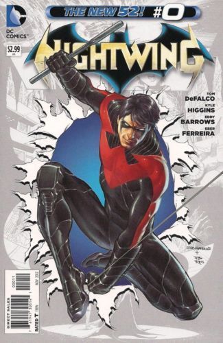 NIGHTWING #0 DC COMICS NEW 52 2012 NM BATMAN ROBIN TOM DEFALCO KYLE HIGGINS