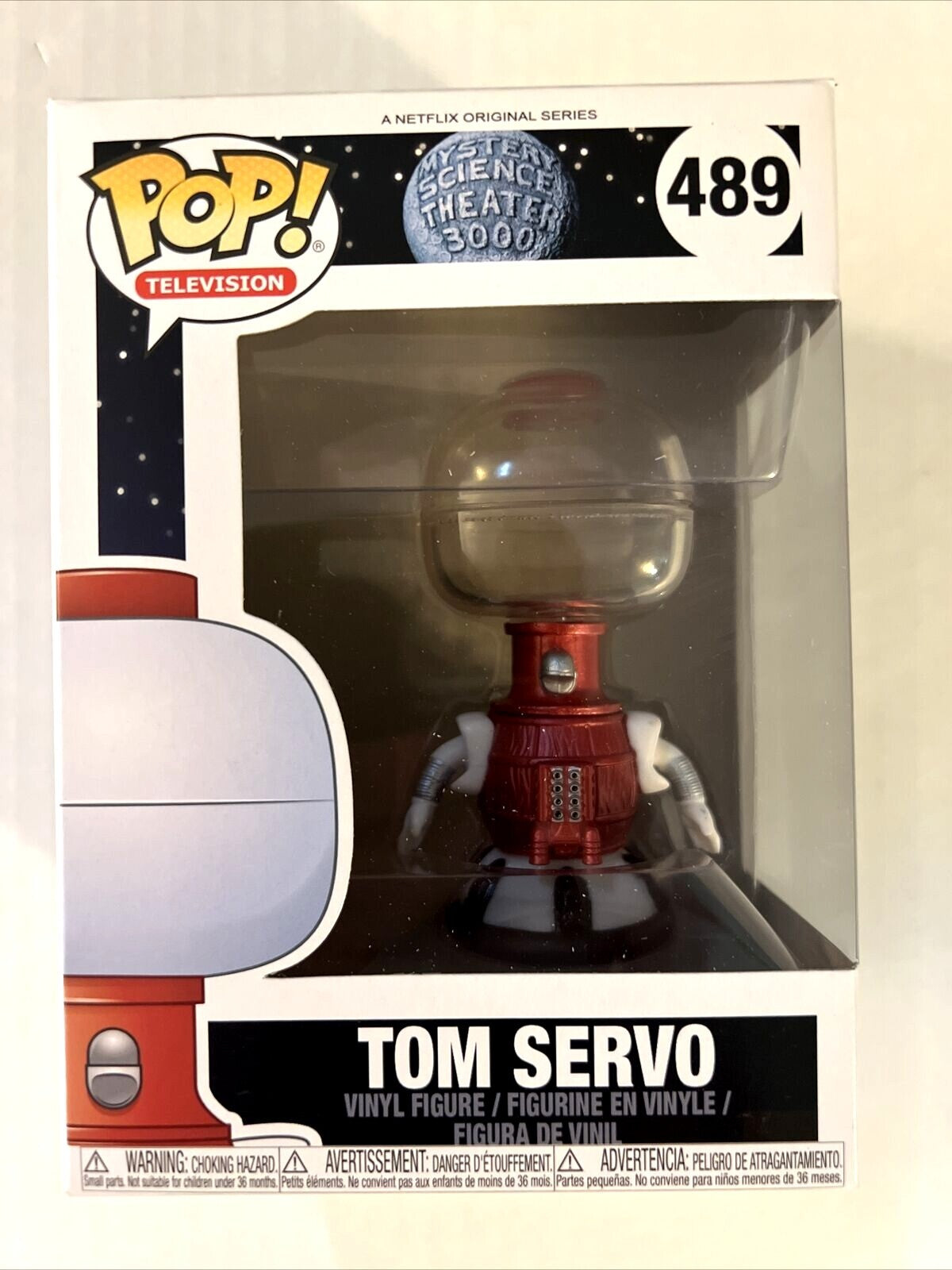 FUNKO POP! MYSTERY SCIENCE THEATER 3000 TOM SERVO #489 NEW FRESH FROM CASE!