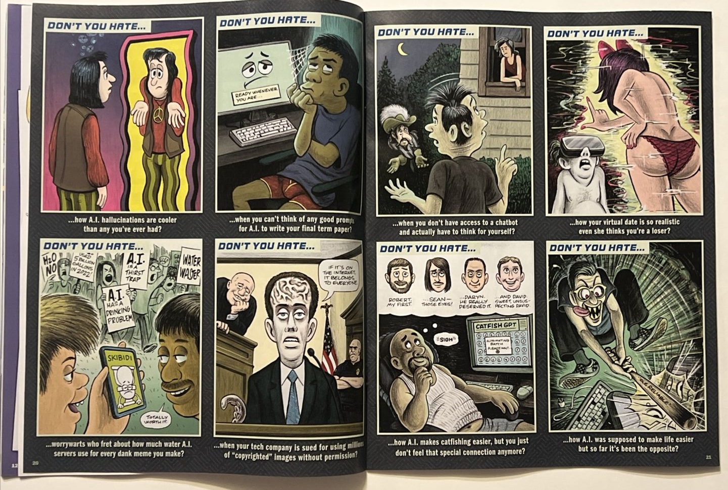 MAD MAGAZINE #41 FEB 2025 NEW MATERIAL AI MIDDLE FINGER