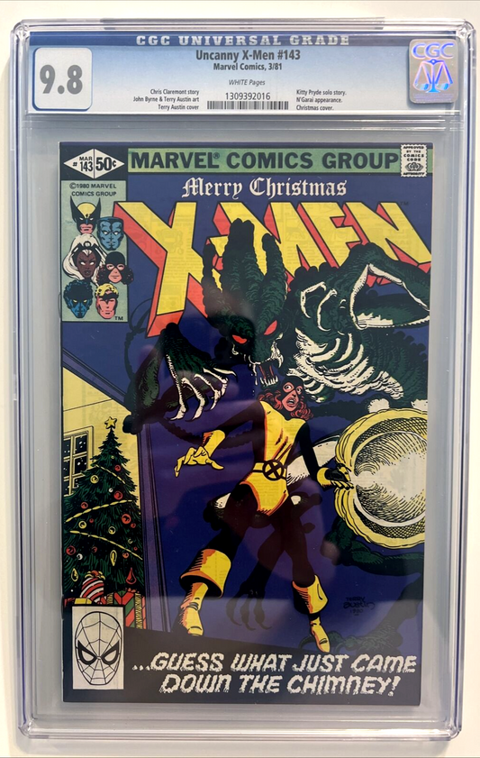UNCANNY X-MEN #143 CGC 9.8 MARVEL COMICS 1981 KITTY PRYDE SOLO STORY BYRNE
