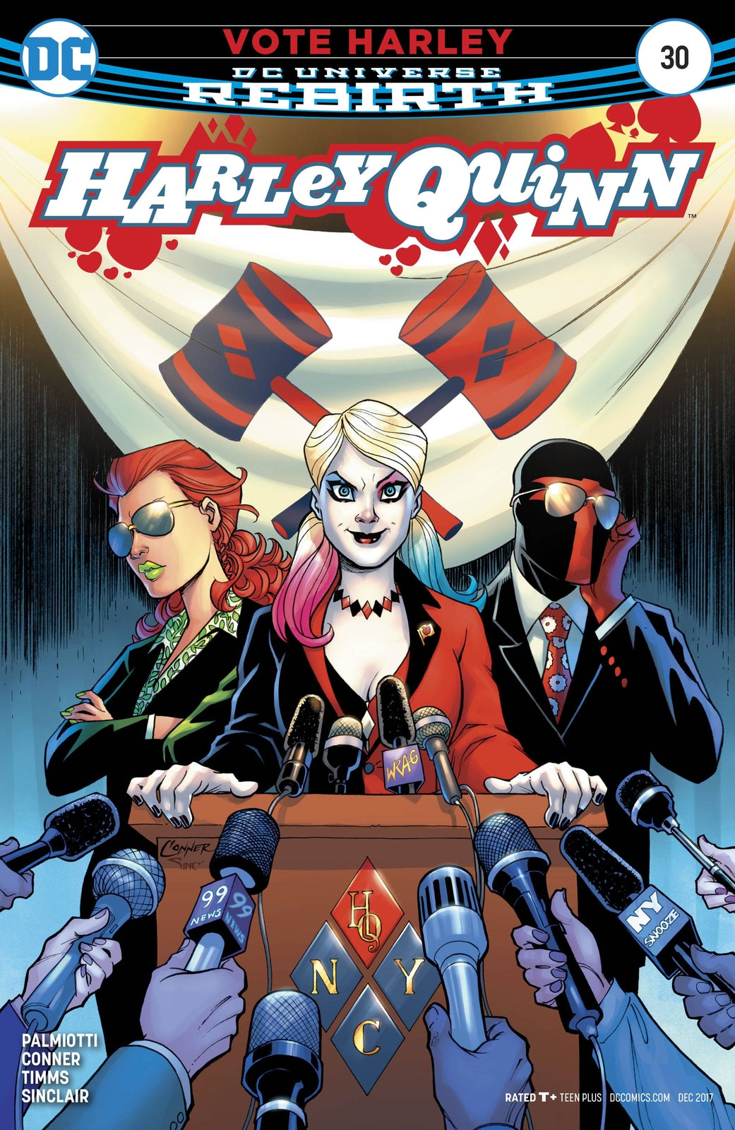 HARLEY QUINN #30 REBIRTH MAIN COVER NM 1ST PRINT DC 2017