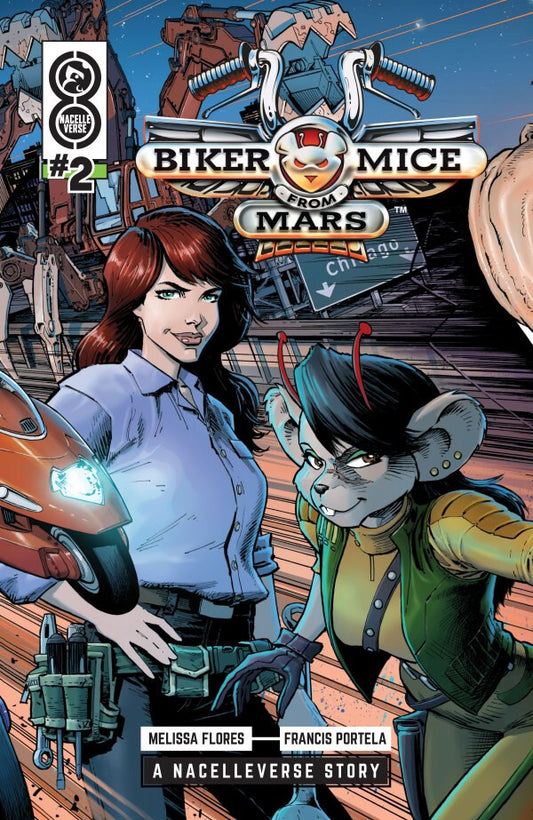 BIKER MICE FROM MARS #2 MAIN COVER NM 1ST PRINT NACELLEVERSE 2024