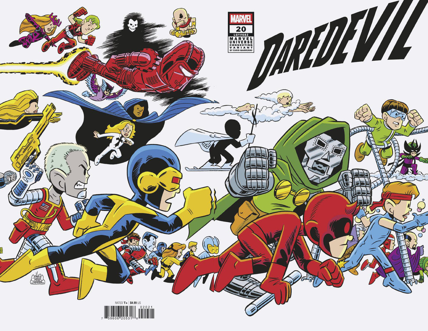 Daredevil #20 Chris Giarrusso Marvel Universe Connecting Wrap Variant C (KRZeroOne)