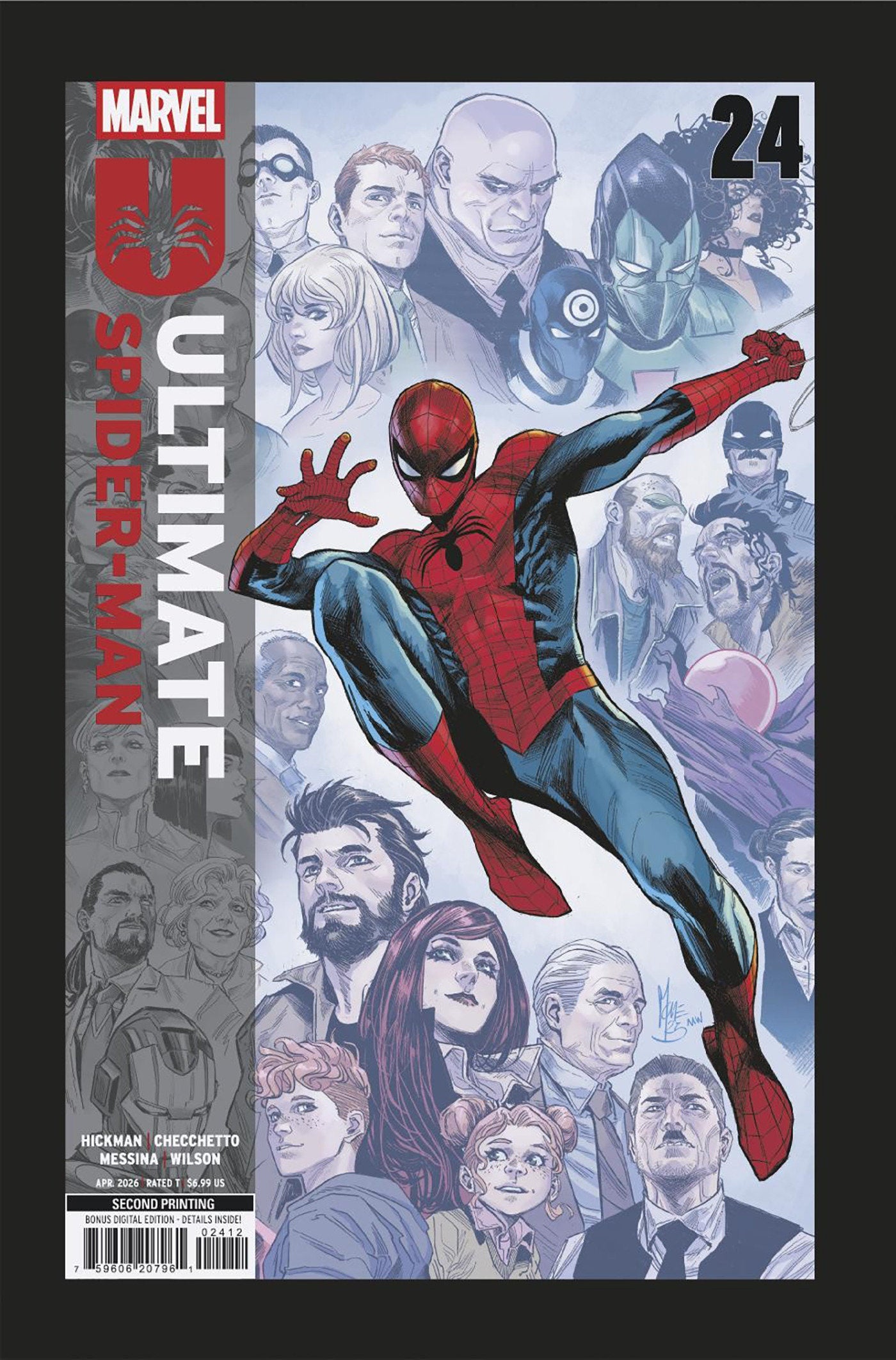 Ultimate Spider-Man #24 Marco Checchetto 2nd Printing Variant (STANOWAR)