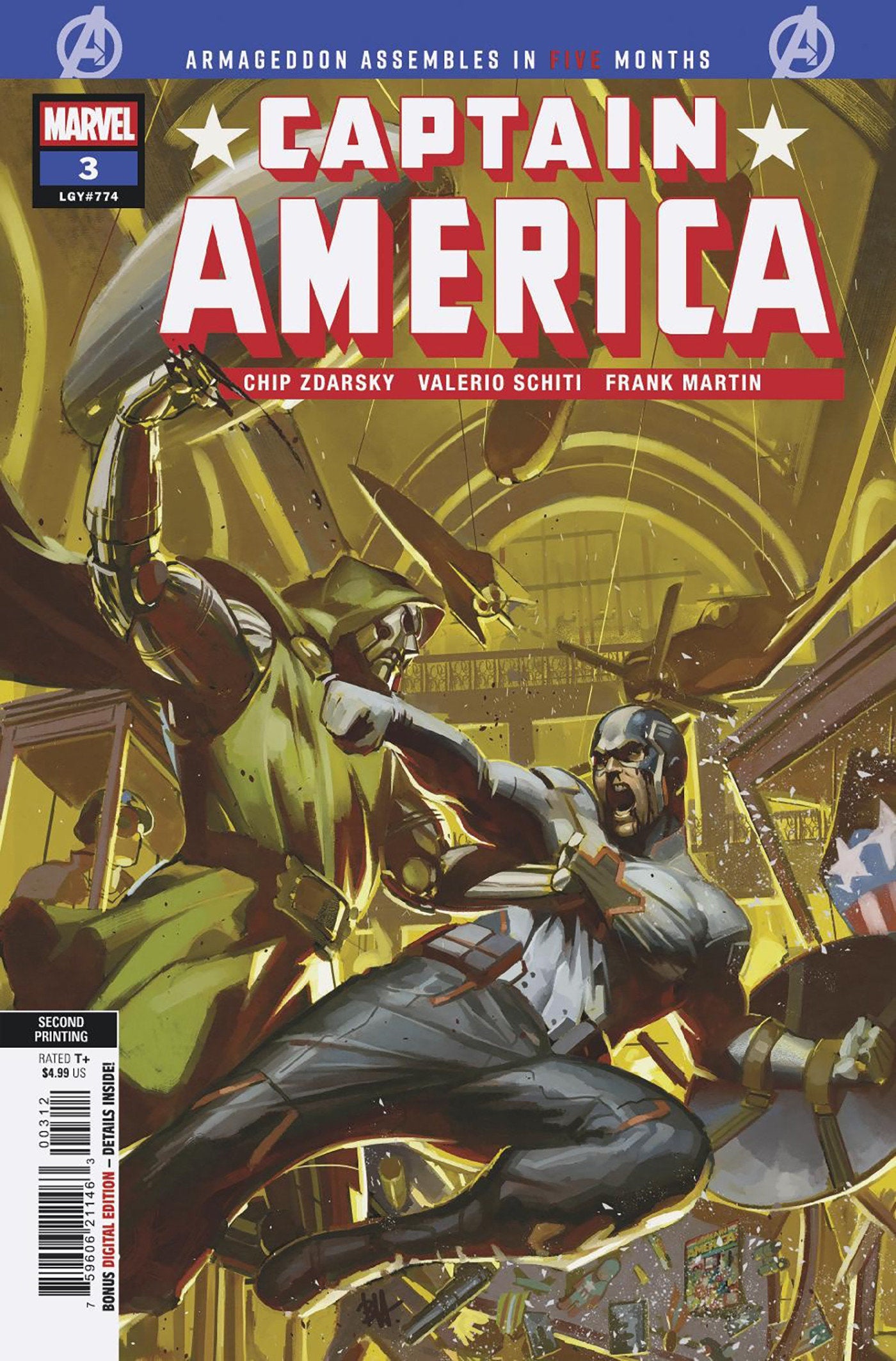 Captain America #3 Ben Harvey 2nd Printing Variant (STANOWAR)