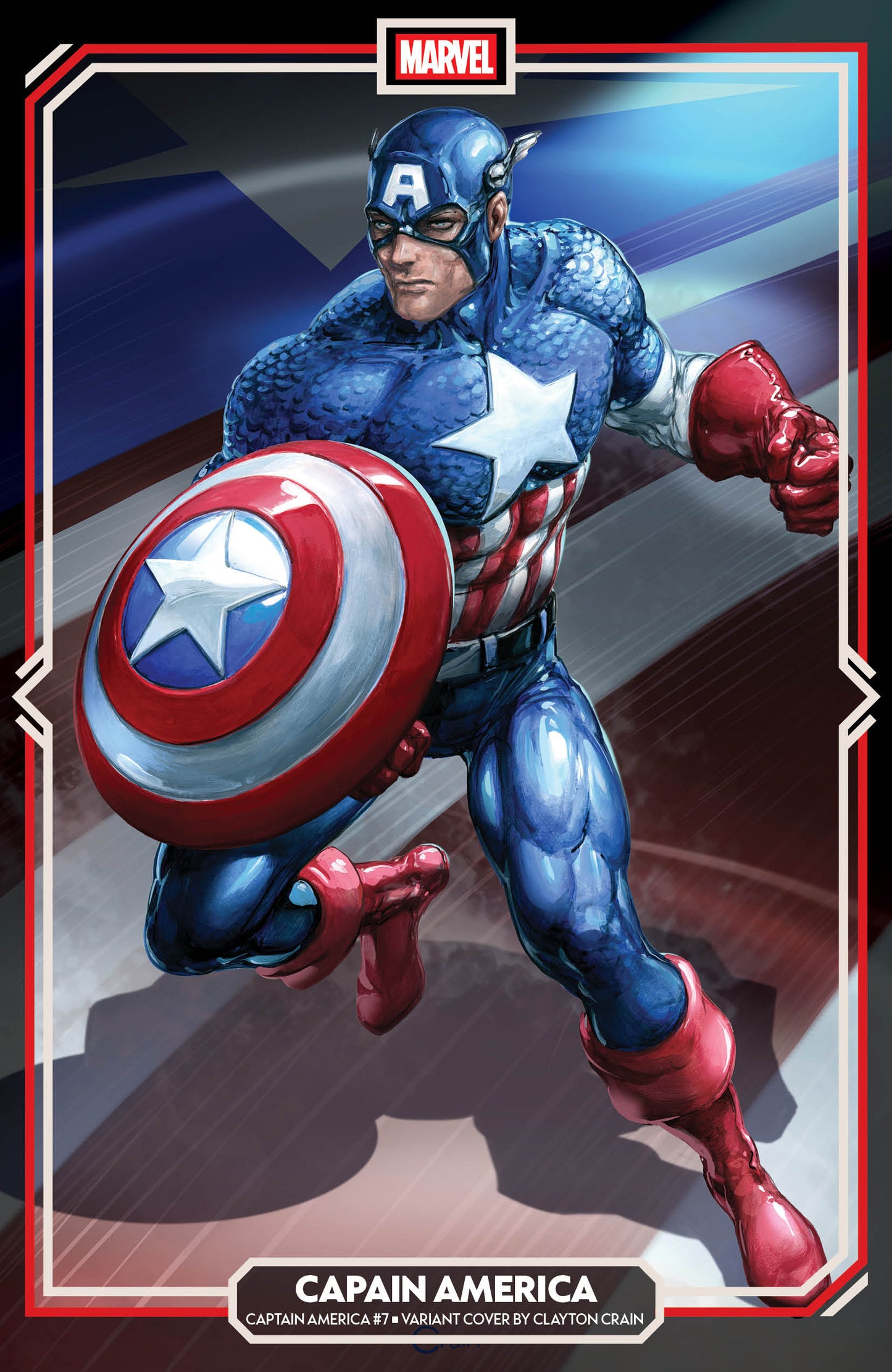 Captain America #7 Clayton Crain Variant (STANOWAR)