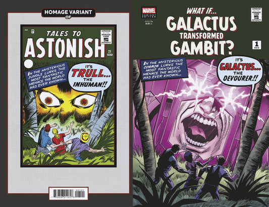 What If...? Galactus: Galactus Transformed Gambit? #1 Alex Saviuk Sci Fi Homage Variant