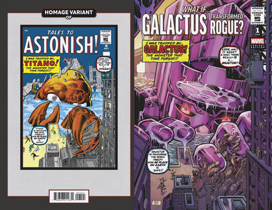 What If...? Galactus: Galactus Transformed Rogue? #1 Dan Jurgens Sci Fi Homage V Ariant