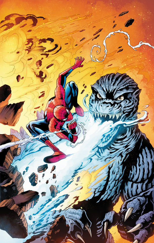 Godzilla vs Spider-Man #1 Chris Campana Virgin Full Art Variant 1:100