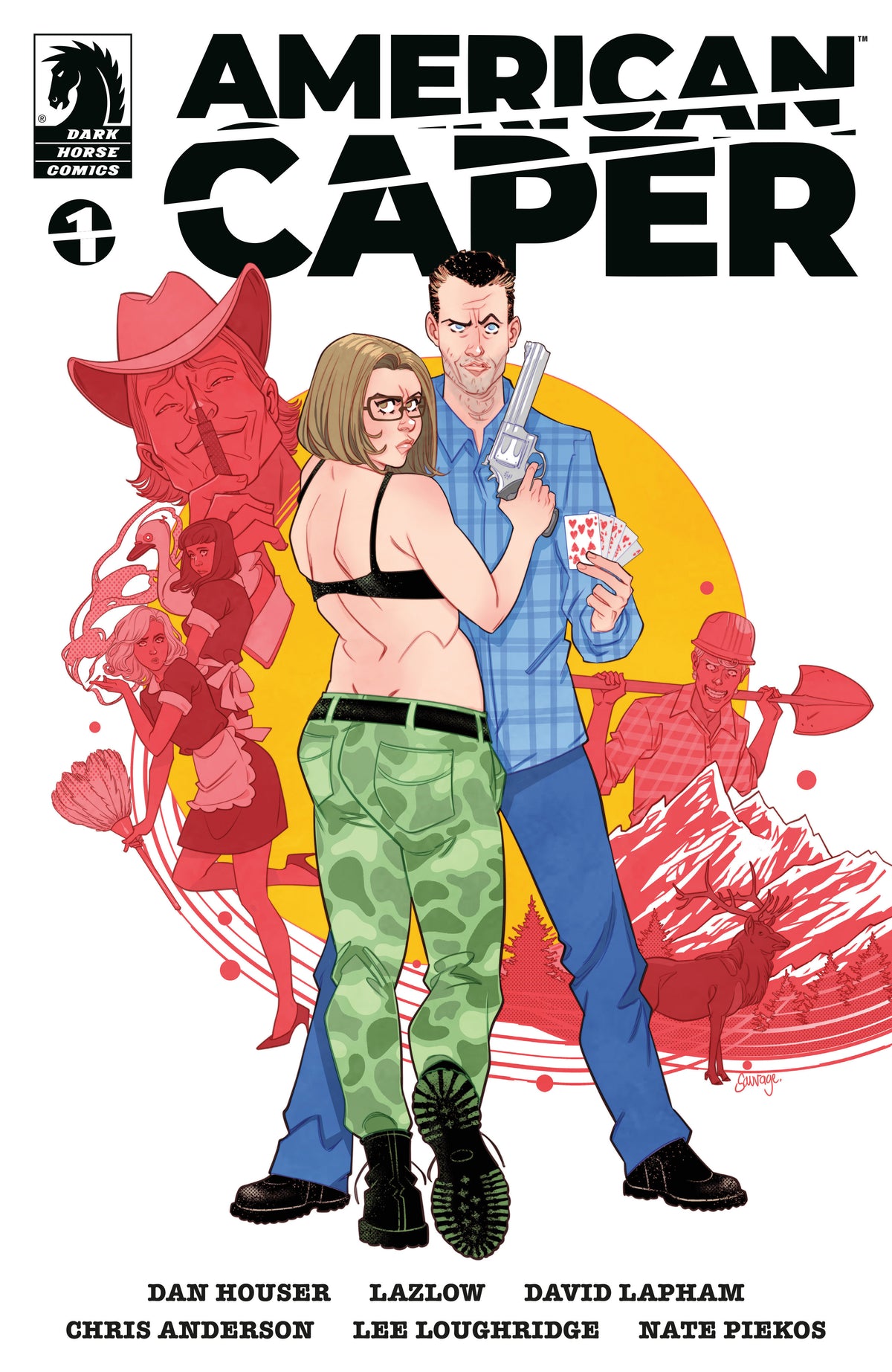 American Caper #1 (Cover E) (Marguerite Sauvage) (HIBACHI)
