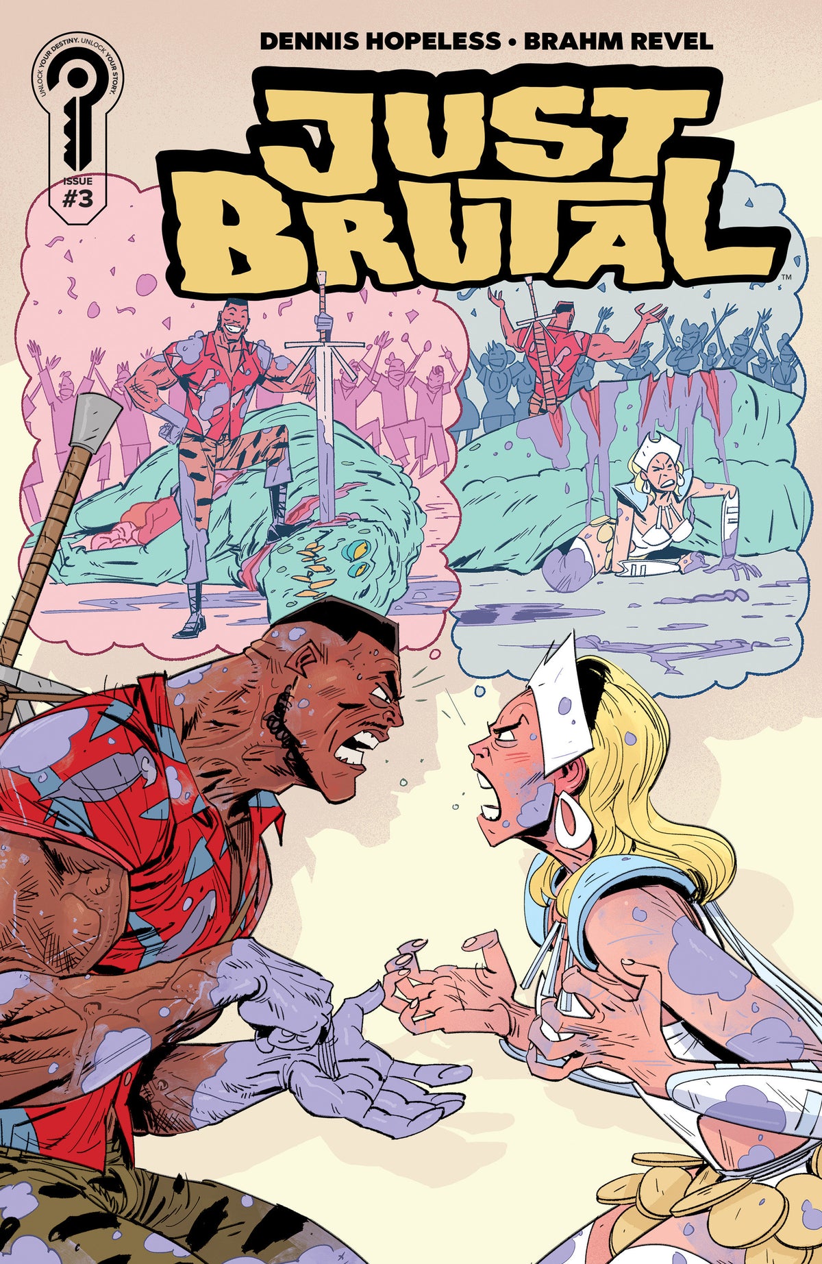 Just Brutal #3 Cover A Brahm Revel (BAIRD)