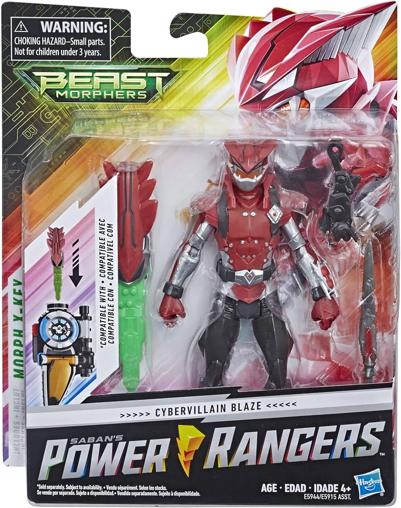 Power Rangers Beast Morphers Cybervillain Blaze Action Figure