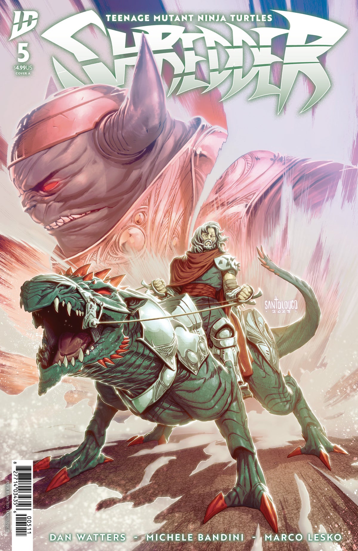 Teenage Mutant Ninja Turtles: Shredder #5 Cover A (Santolouco) (GRUNKLE)
