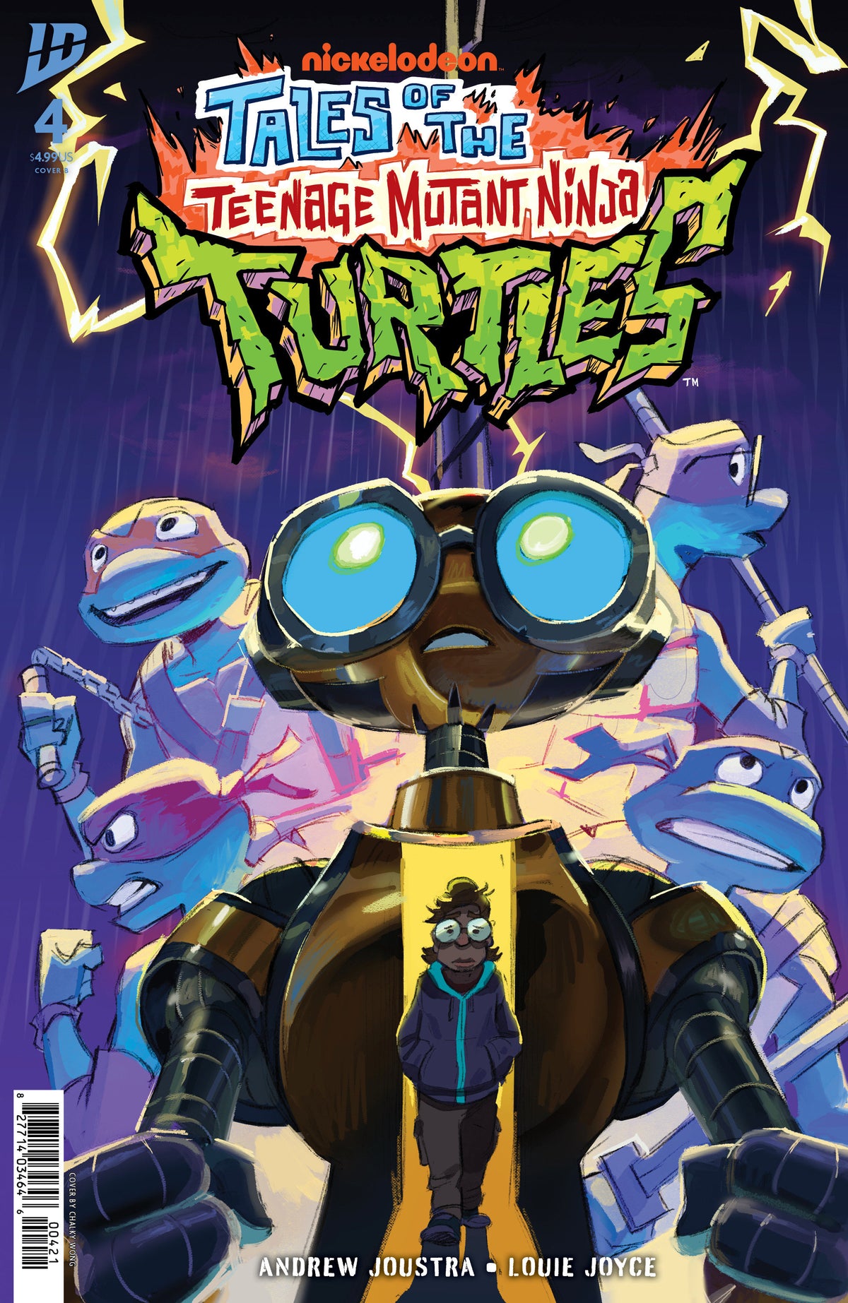 Tales Of The Teenage Mutant Ninja Turtles #4 Variant B (Wong) (HIBACHI)