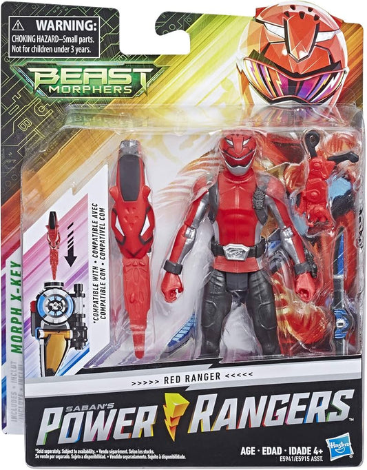Power Rangers Beast Morphers 6" Red Ranger Action Figure