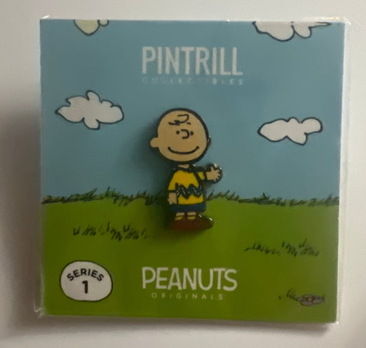 PEANUTS PINTRILL COLLECTIBLES CLASSIC CHARLIE BROWN PIN NEW SERIES 1 2020