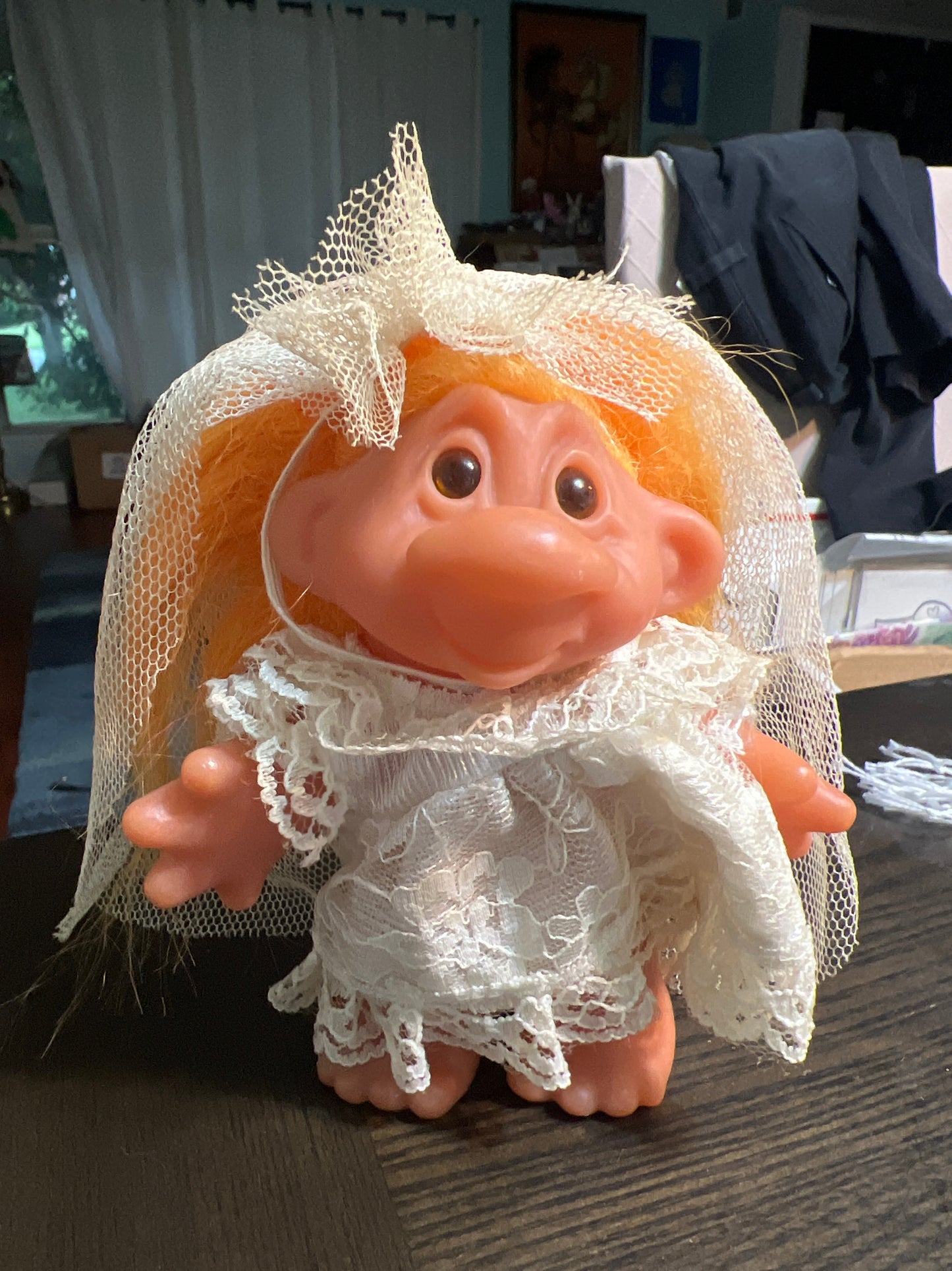 Troll Doll Vintage Bride DAM 1986