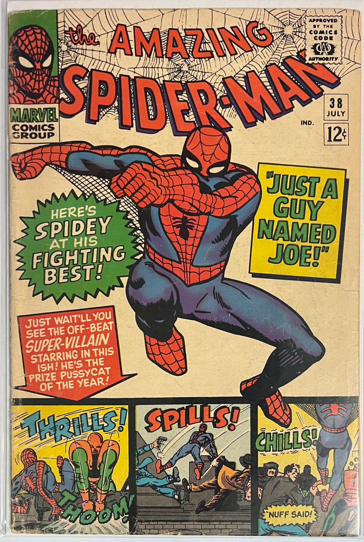 Amazing Spider-man #38 Marvel Comics  G/VG 1966 Lee Ditko