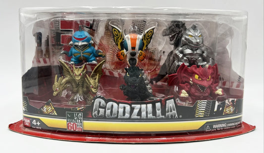 Godzilla Chibi Super Deformed Mini-Figure 6-Pack