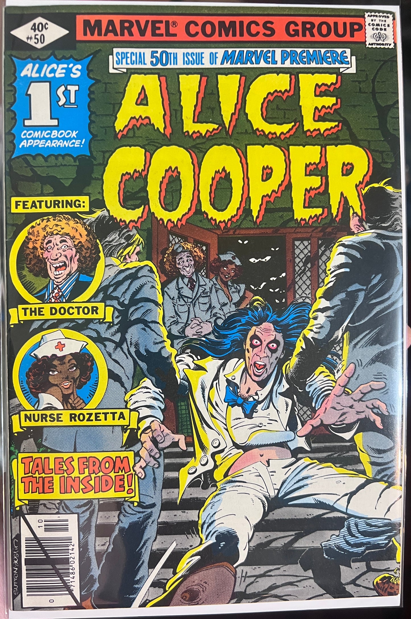 Marvel Premiere #50 Alice Cooper VF/NM with Top Loader