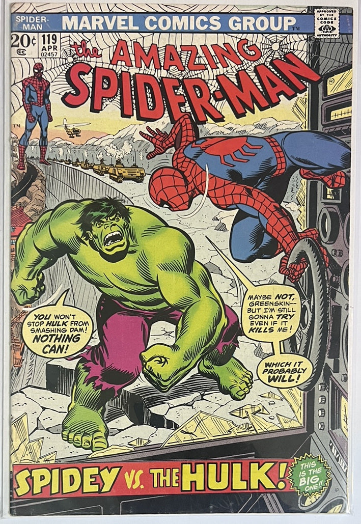 The Amazing Spider-Man #119 MARVEL COMICS Bronze Age 1973 FN