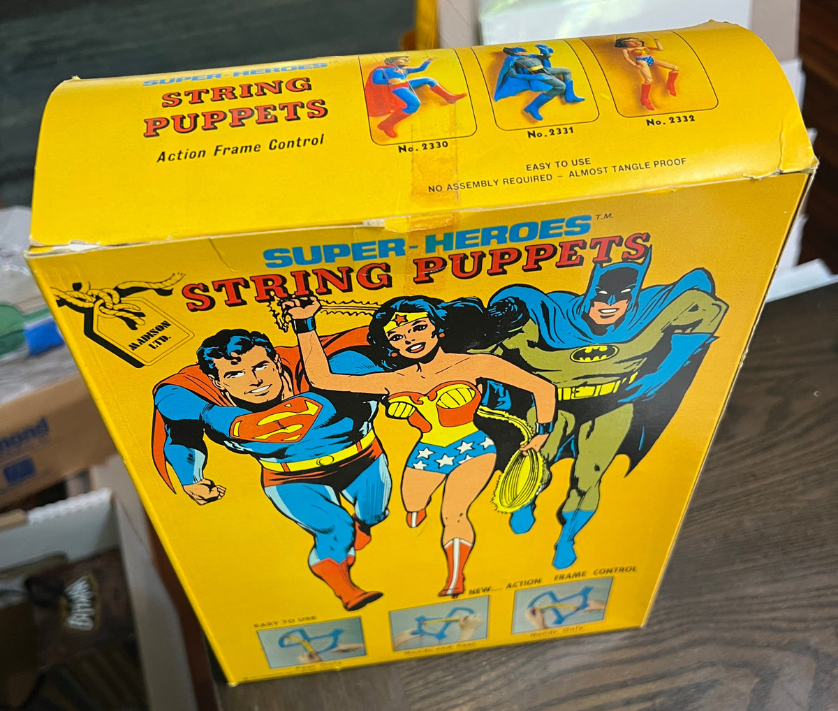 Batman Super-Heroes String Puppets Action Frame Control
