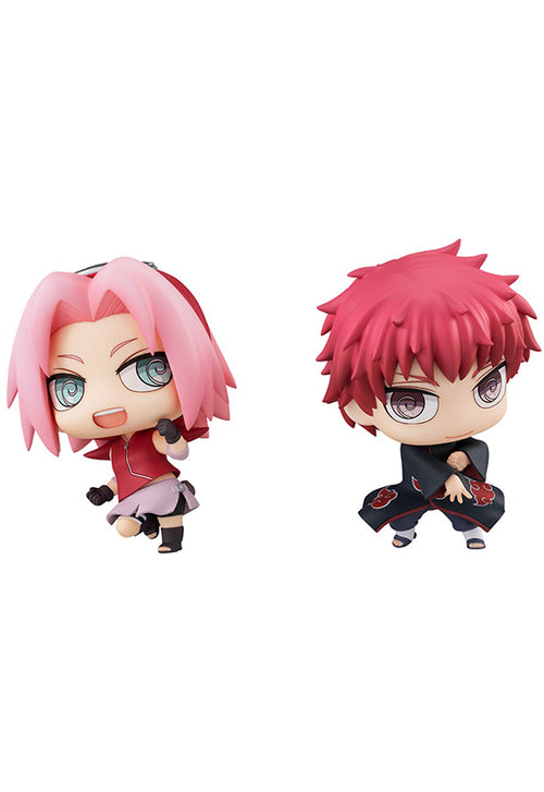 NARUTO MEGAHOUSE CHIMIMEGA Buddy Series HARUNO SAKURA & SASORI set (with gift)