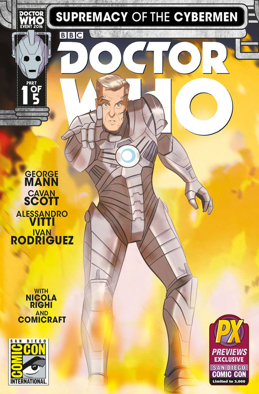 DOCTOR WHO SUPREMACY OF THE CYBERMEN #1 PX SDCC 2016