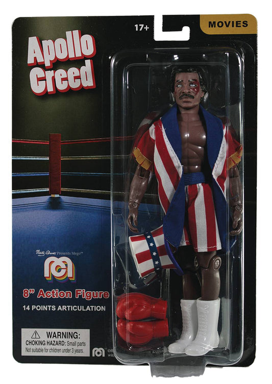 MEGO ROCKY/CREED APOLLO CREED 8IN ACTION FIGURE