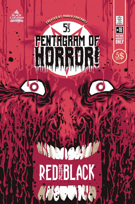 PENTAGRAM OF HORROR #5 NM 1:10 VARIANT COVER SCOUT COMICS BLACK CARAVAN 2022