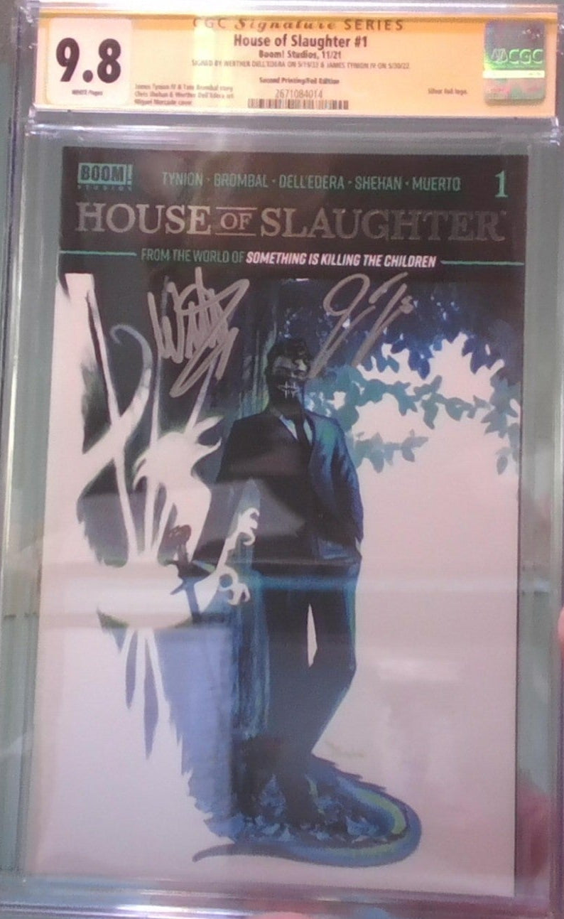 House of Slaughter #1 2nd Print Silver Foil Logo Signature Series Tynion and Dell'edera