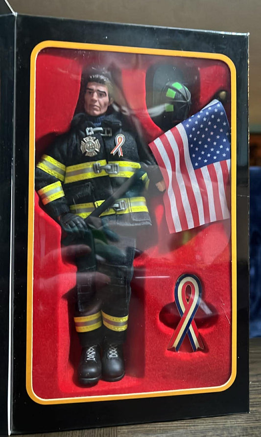 F.D.N.Y. 911 FIREFIGHTER ACTION FIGURE WIZARD FACTORY 2001