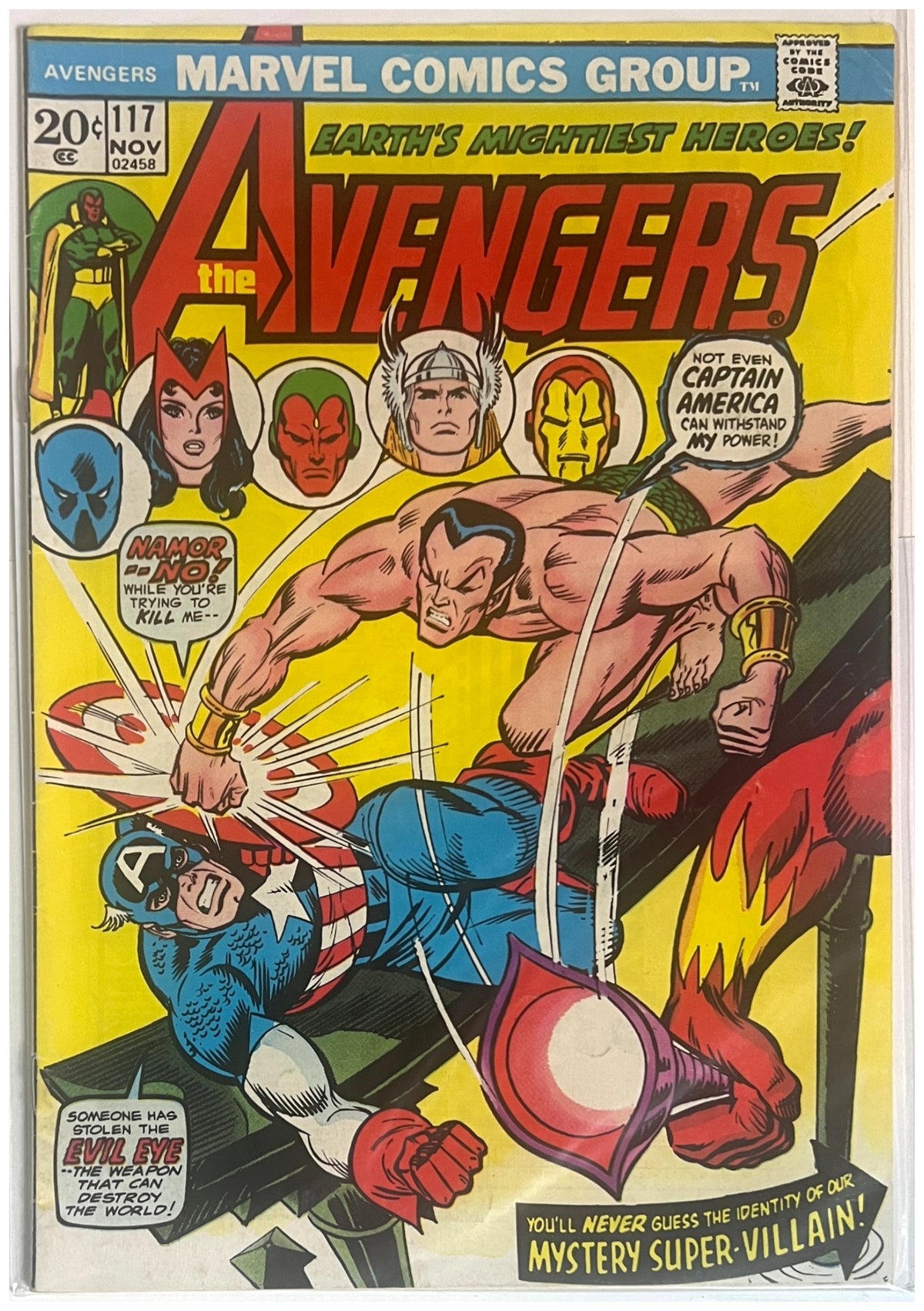 Avengers #117 MARVEL COMICS Bronze Age 1973 G/VG (water damage)