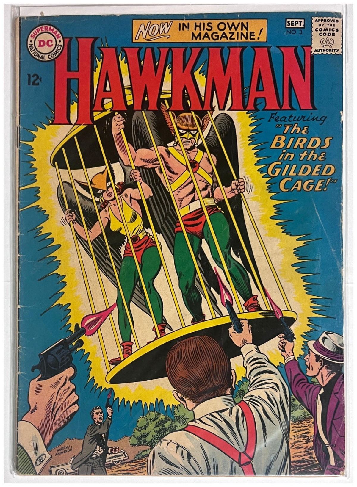 Hawkman #3 DC COMICS Silver Age 1964 VG-