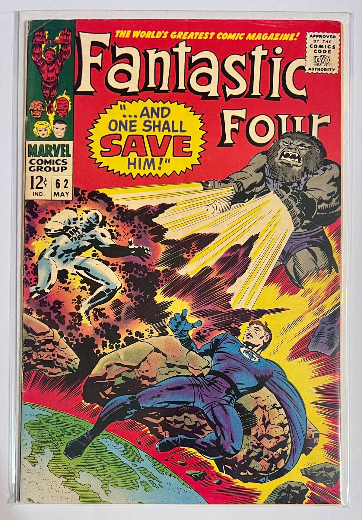 Fantastic Four #62 MARVEL COMICS Silver Age 1967 VG/FN