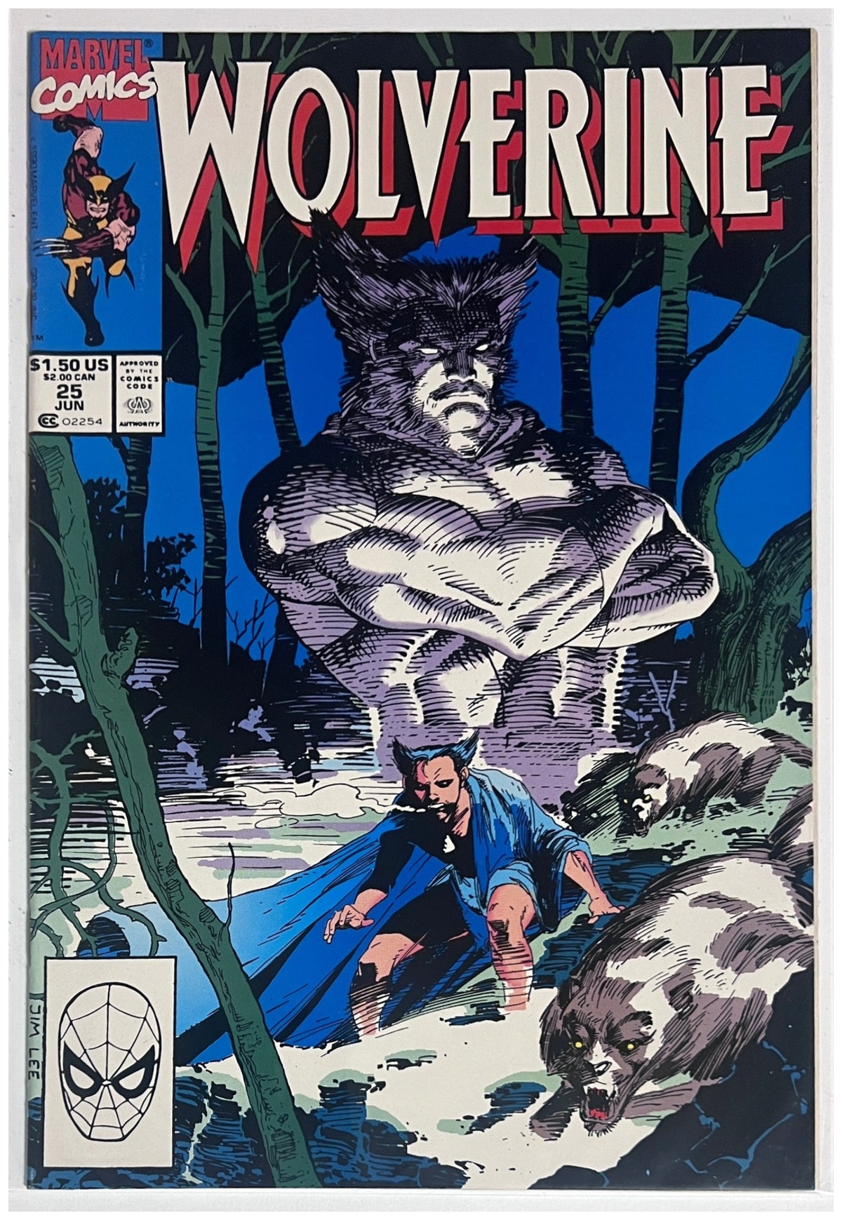 Wolverine #25 MARVEL COMICS Copper Age 1990 VF/NM