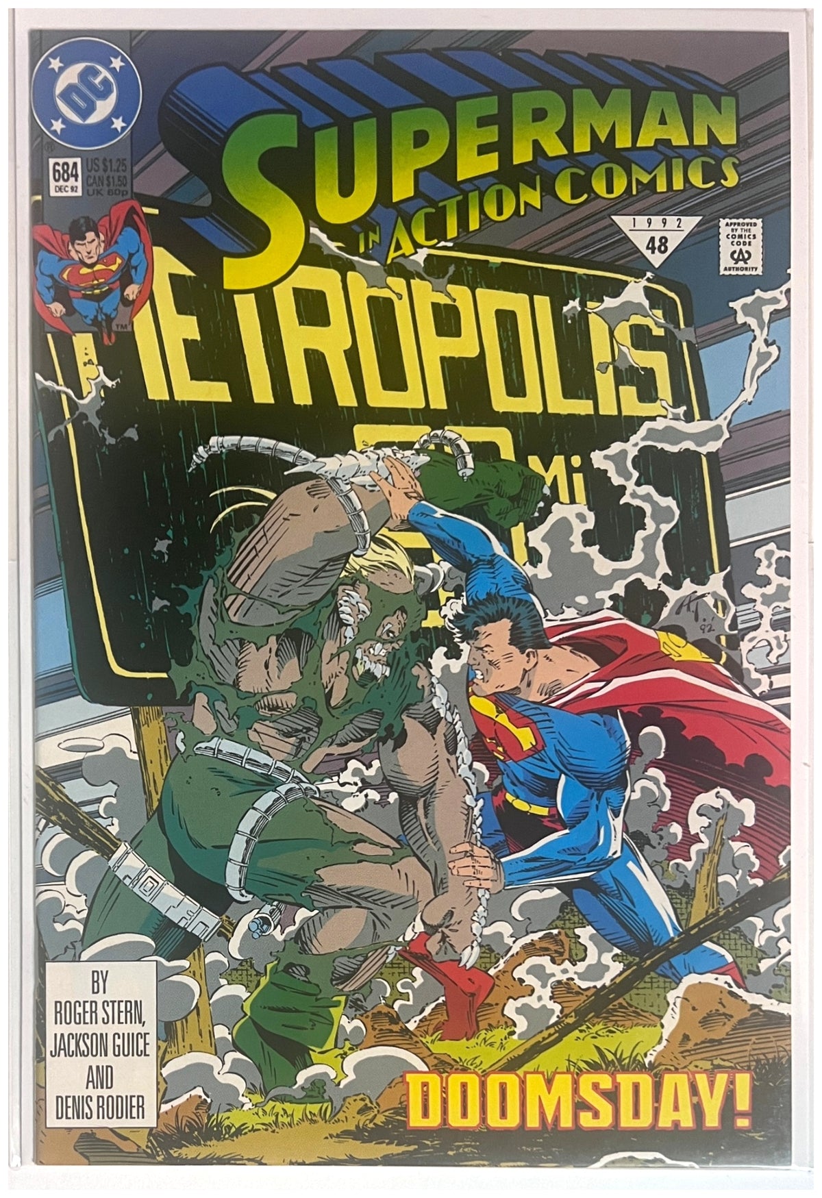 Action Comics #684 DC COMICS Copper Age 1992 NM