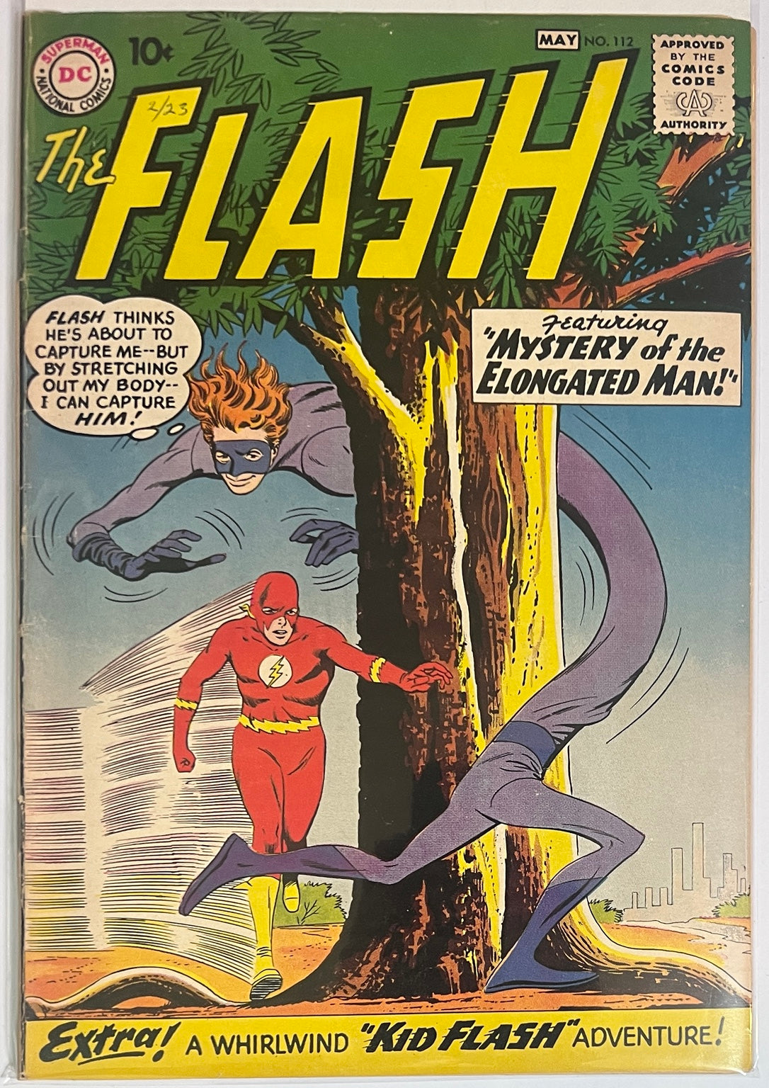 The Flash #112 DC COMICS Silver Age 1960 VG 1st Elongated Man