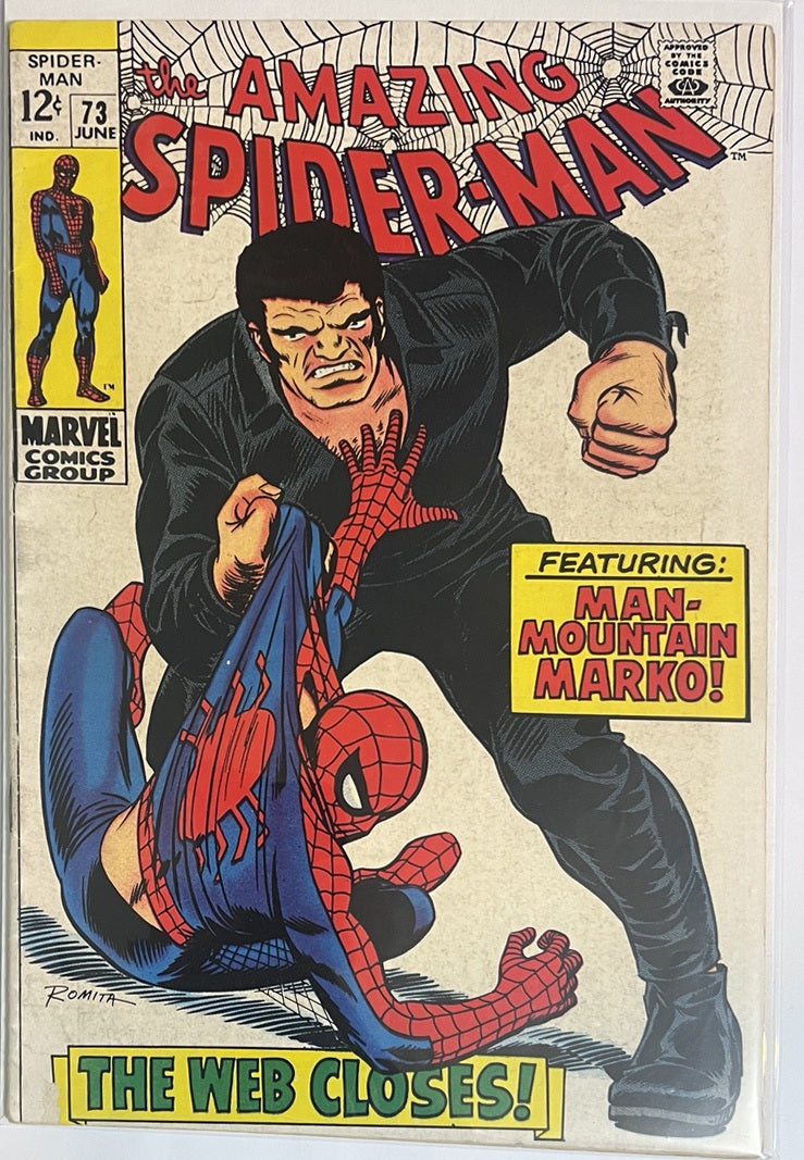 The Amazing Spider-Man #73 MARVEL COMICS Silver Age 1969 VG