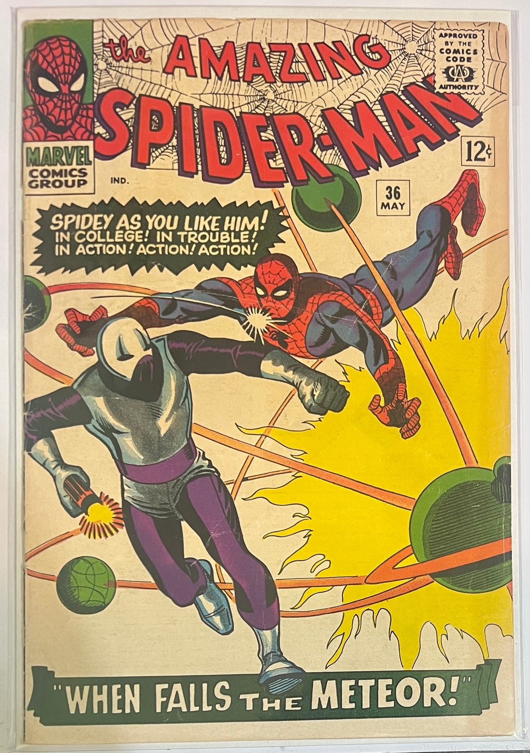 The Amazing Spider-Man #36 MARVEL COMICS Silver Age 1966 VG