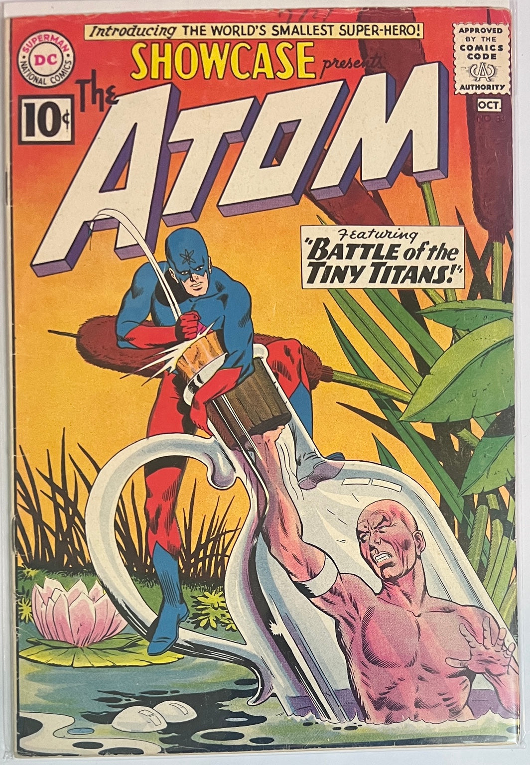 Showcase #34 DC COMICS Silver Age 1961 VG/FN 1st Silver Age Atom Gil Kane